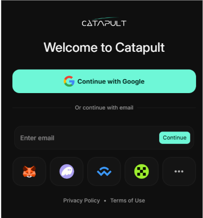 Регистрация на Catapult Trade