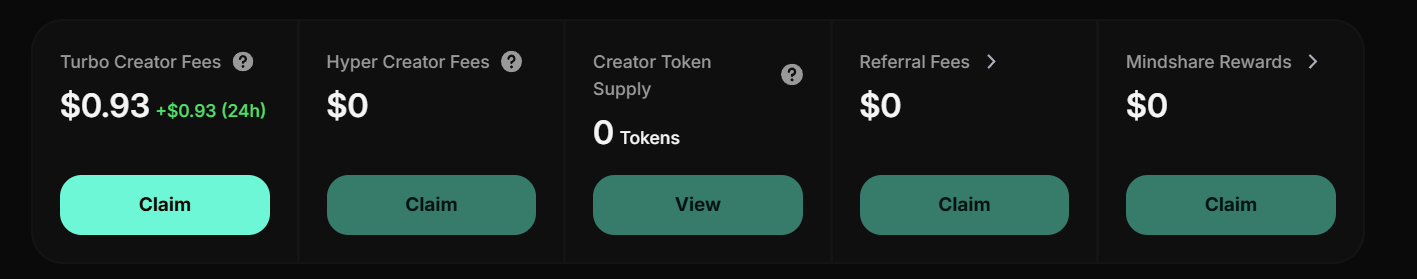 Creator Fees - заработок на создании токенов